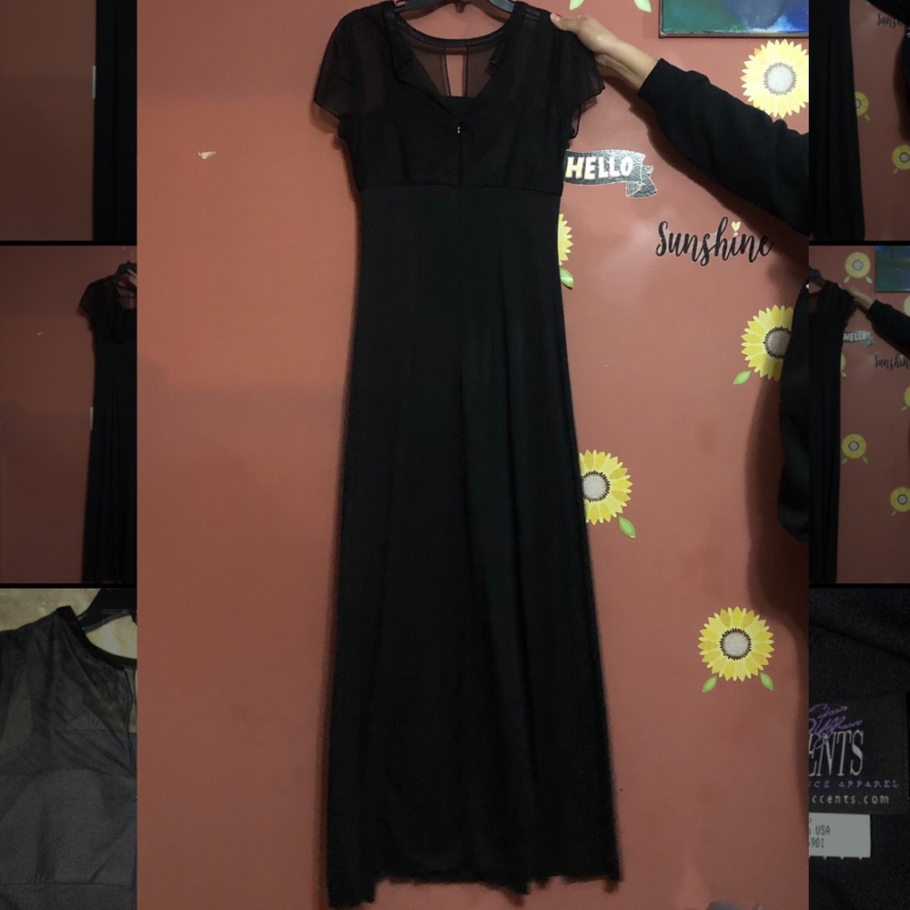 Long black dress